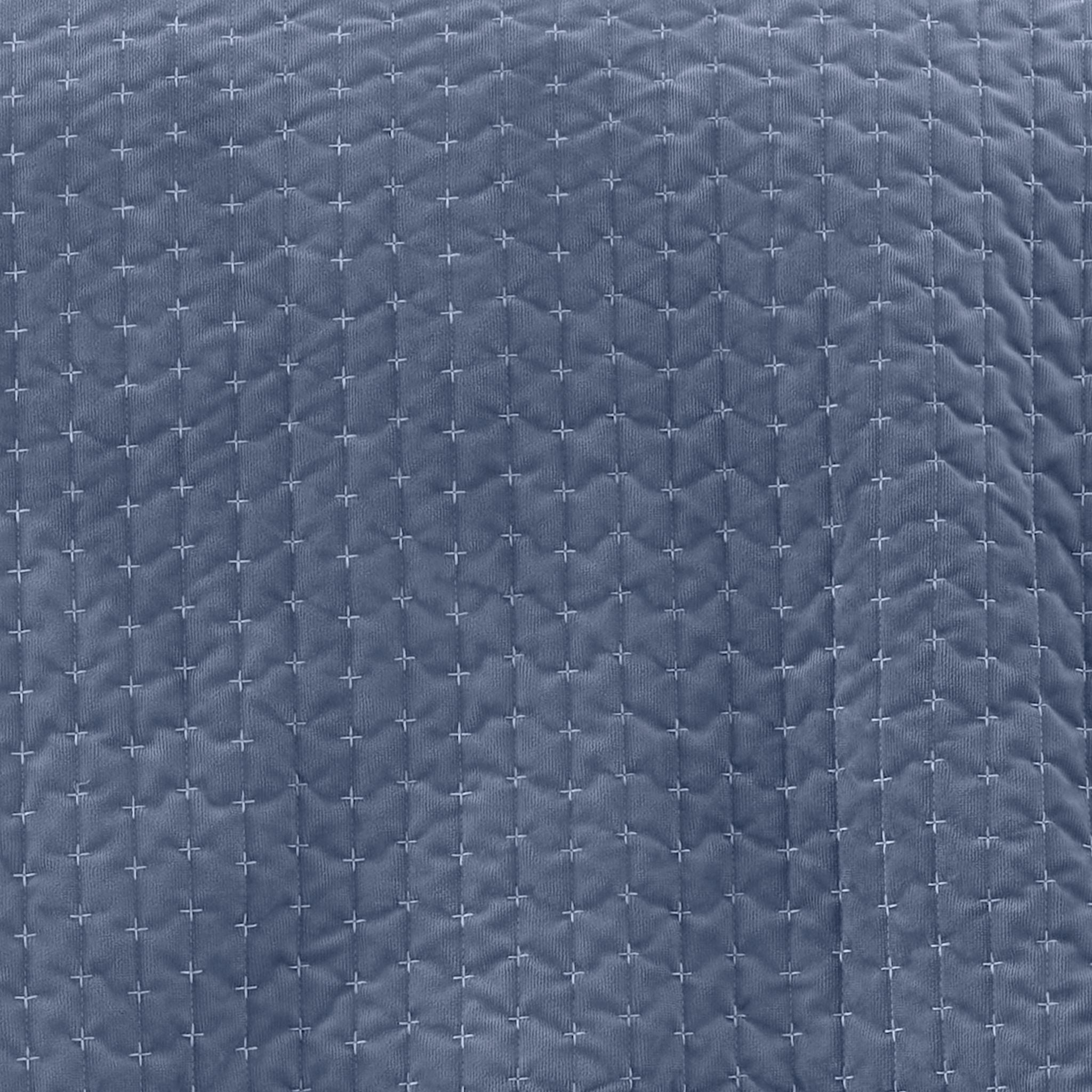 Bianca Attica Velvet Blue Bedspread - Attica Velvet Bedspread 240X260CM Blue Sterling Home 2