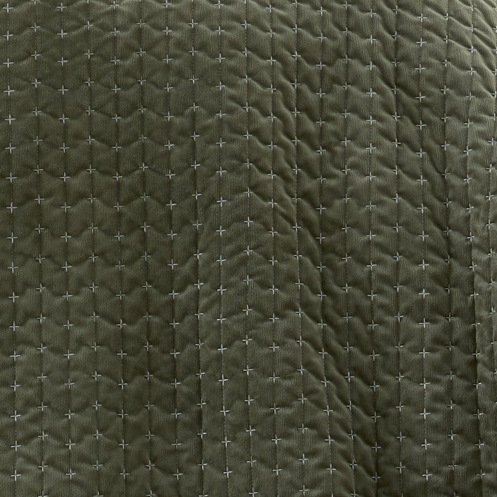 Bianca Attica Velvet Green Bedspread - Attica Velvet Bedspread 240X260CM Green Sterling Home 2