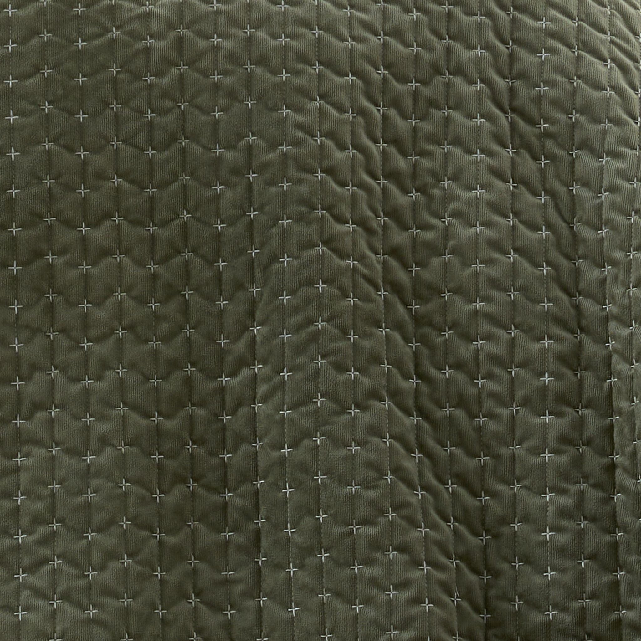 Bianca Attica Velvet Green Bedspread - Attica Velvet Bedspread 240X260CM Green Sterling Home 2