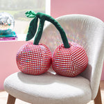 Catherine Lansfield Disco Cherries 3D Cushion Pink - Disco Cherries 3D Cushion Pink Sterling Home 1