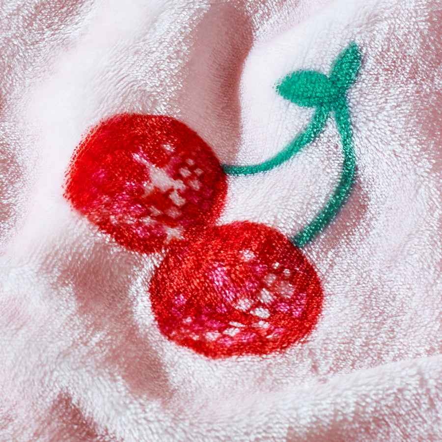 Catherine Lansfield Disco Cherries Pink Throw Sterling Home 2