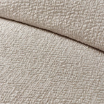 Catherine Lansfield Crinkle Seersucker Natural Duvet Set - Crinkle Seersucker Natural Duvet Set King Sterling Home 3