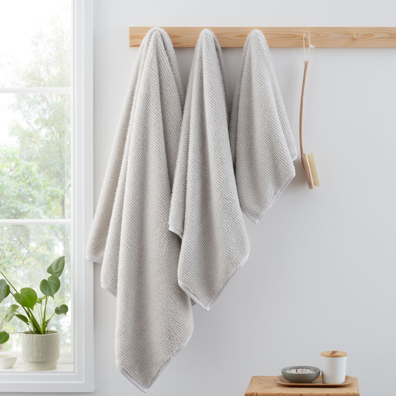 Bianca Soft Spa Towel Grey - Soft Spa Bath Towel Grey Sterling Home 1