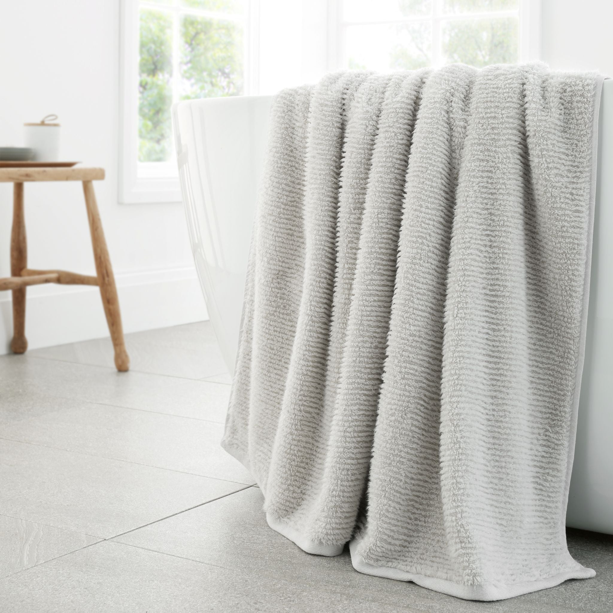 Bianca Soft Spa Towel Grey - Soft Spa Bath Sheet Grey Sterling Home 2