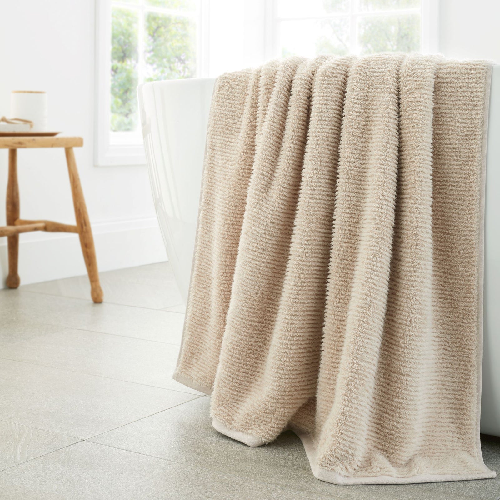 Bianca Soft Spa Towel Natural - Soft Spa Bath Towel Natural Sterling Home 2