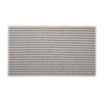 Catherine Lansfield Rice Weave Stripe Towel Grey - Rice Weave Stripe Bath Towel Grey Sterling Home 3