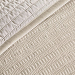 Catherine Lansfield Velvet Pinsonic Cream Bedspread - Velvet Pinsonic Natural Bedspread 220X220CM Sterling Home 2