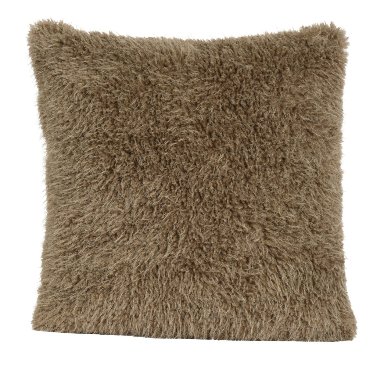 Smoked Grey Faux Fur Cushion 45CM - Smoked Grey Faux Fur Cushion 45CM Sterling Home 1