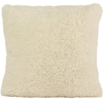 Cream Faux Fur Cushion 45CM - Cream Faux Fur Cushion 45CM Sterling Home 1