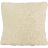 Cream Faux Fur Cushion 45CM
