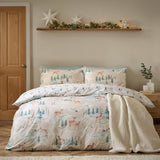 Catherine Lansfield Brushed Christmas Deer Duvet Set