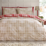 Catherine Lansfield Christmas Scandi Check Duvet Set - Cl Christmas Scandi Check Duvet Set Double Sterling Home 2