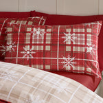 Catherine Lansfield Christmas Scandi Check Duvet Set - Cl Christmas Scandi Check Duvet Set Double Sterling Home 4