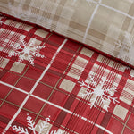 Catherine Lansfield Christmas Scandi Check Duvet Set - Cl Christmas Scandi Check Duvet Set Double Sterling Home 3