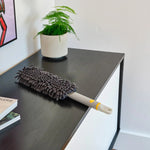 Joseph Joseph Grey Duster With Cover - 3-in-1 Duster with Storage Sheath Sterling Home 1