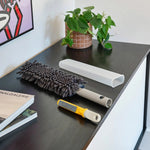 Joseph Joseph Grey Duster With Cover - 3-in-1 Duster with Storage Sheath Sterling Home 2