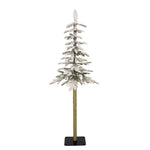 Alpine Fir 4ft Snowy Artificial Tree - Alpine Fir 4ft Snowy Sterling Home 1