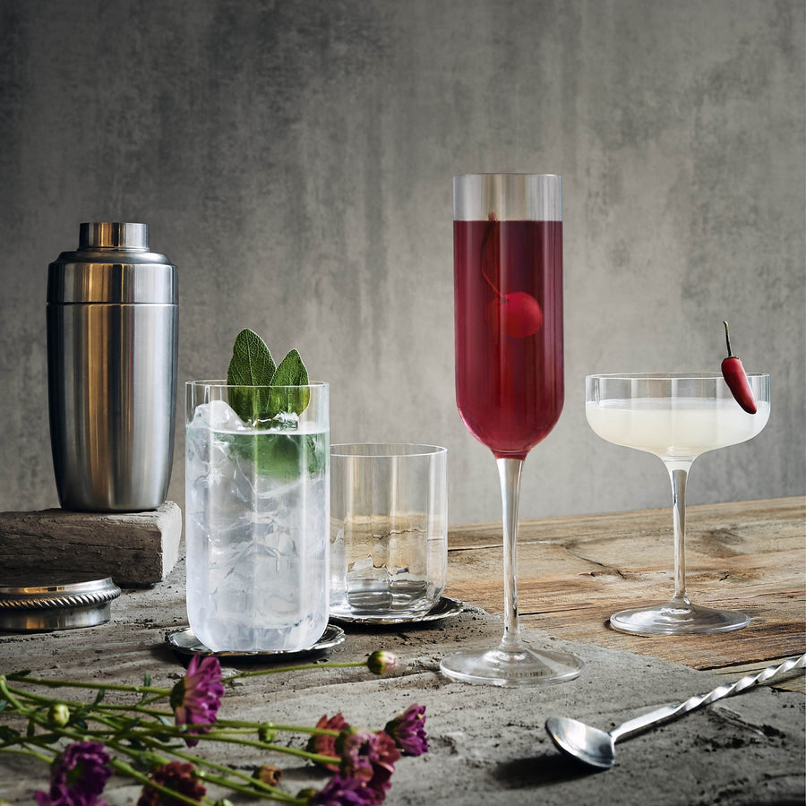 Jazz Flute Glasses Set Of 4