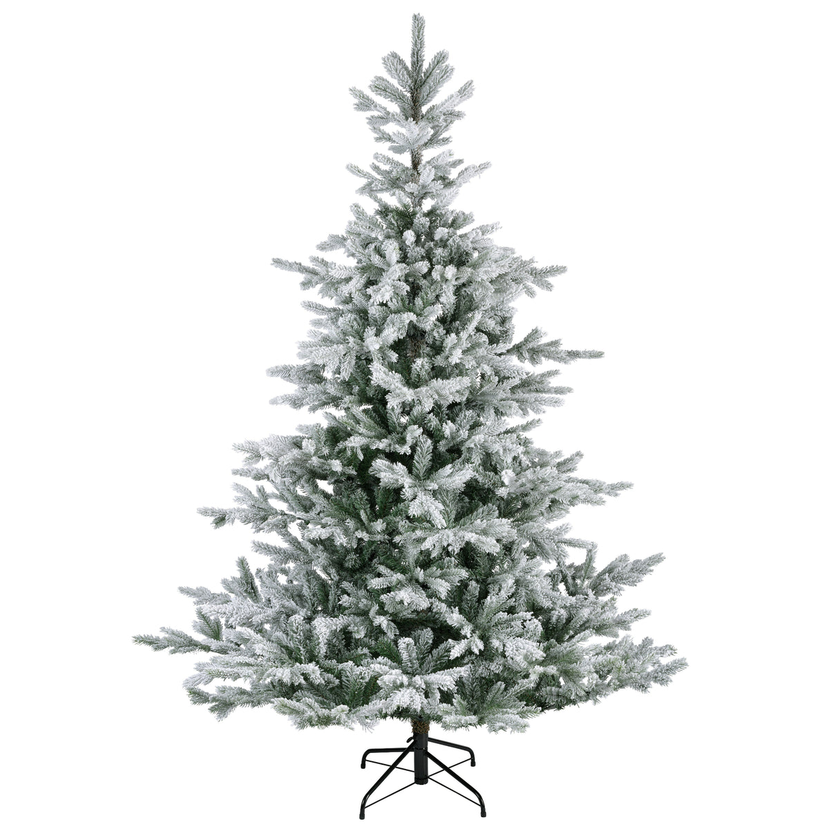 Grandis Fir Snowy 6ft Artificial Tree - Grandis Fir Snowy 6ft Sterling Home 1