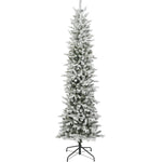 Slim Fir Snowy 7ft - Slim Fir Snowy 7ft Sterling Home 3