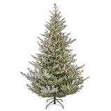 Norway Spruce 7ft Snowy Pre Lit Artificial Tree