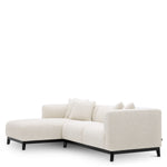 Eichholtz Corso 2 Seater Chaise Left Lyssa Off-White Black Base - 2 Seater Chaise Left Lyssa Off-White Chaise Sofas Sterling Home 6