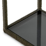 Eichholtz Bethesda Console Table Bronze Highlight Finish Clear Glass and Smoke Glass - Console Table Bronze Highlight Finish Side Tables Sterling Home 6