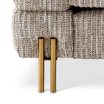 Eichholtz York Armchair Mademoiselle Beige Brushed Brass Legs - Armchair Mademoiselle Beige Armchairs Sterling Home 6
