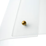 Eichholtz Trianon Pendant Antique Brass Finish White Glass - Pendant Trianon Accessories Sterling Home 6