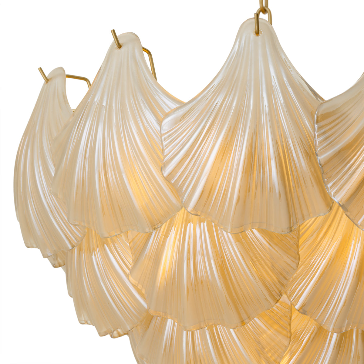 Eichholtz Ibiza Chandelier Antique Brass And Champagne Coloured Glass - Chandelier Ibiza Accessories Sterling Home 6