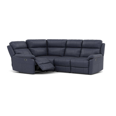 Fara Small Corner Recliner Sofa - Combination 4 1 Corner 2 with 2 Power Recliners Fabric - Right Hand Facing - Power Recliner with USB Corner Sofas Sterling Home 11 BFA-BLJ-08 PACIFIC BLUE