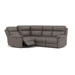 Fara Small Corner Recliner Sofa - Combination 4 1 Corner 2 with 2 Power Recliners Fabric - Right Hand Facing - Power Recliner with USB Corner Sofas Sterling Home 10 BFA-BLJ-042 ELEPHANT