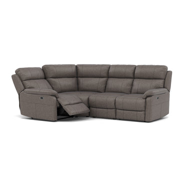 Fara Small Corner Recliner Sofa - Combination 4 1 Corner 2 with 2 Power Recliners Fabric - Right Hand Facing - Power Recliner with USB Corner Sofas Sterling Home 10 BFA-BLJ-042 ELEPHANT