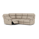 Fara Small Corner Recliner Sofa - Combination 4 1 Corner 2 with 2 Power Recliners Cat 25S - Left Hand Facing - Power Recliner with USB Sterling Home 12 NCS-039C PEBBLE
