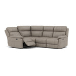Fara Small Corner Recliner Sofa - Combination 4 1 Corner 2 with 2 Power Recliners Cat 25S - Left Hand Facing - Power Recliner with USB Sterling Home 13 NCS-722A TAUPE