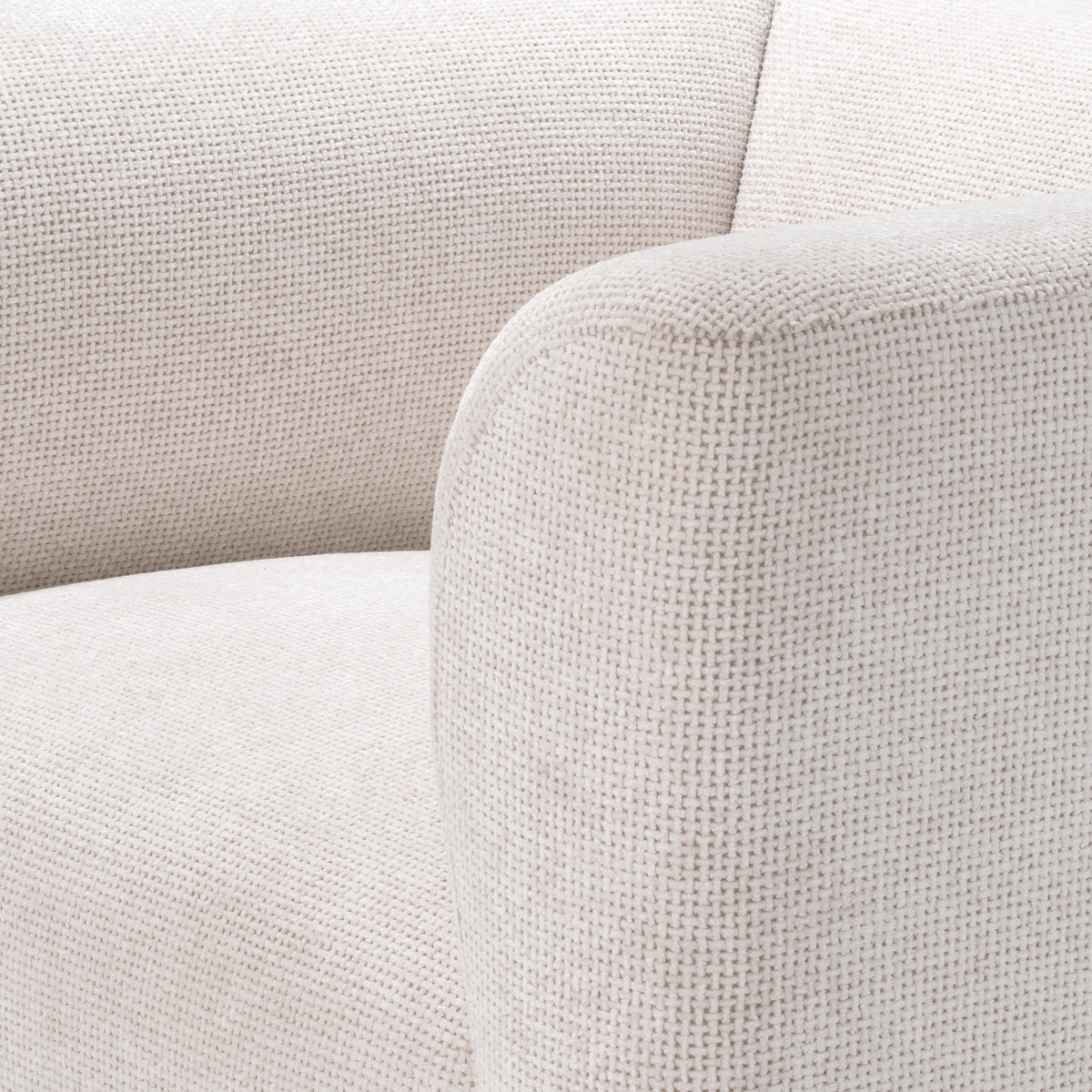 Eichholtz Corso Armchair Lyssa Off-White Black Base - Armchair Lyssa Off-White Armchairs Sterling Home 6