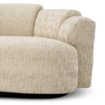 Eichholtz Marbella Large Sofa Creststone Beige Black Wooden Base - Large Sofa Creststone Beige 3 Seater Sofas Sterling Home 6