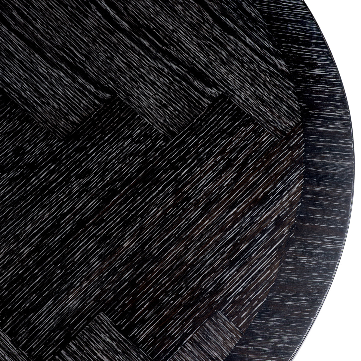 Eichholtz Melchior Oval Dining Table Charcoal Oak Veneer / Bronze Finish - Oval Dining Table Charcoal Oak Veneer / Bronze Finish. Dining Tables Sterling Home 6