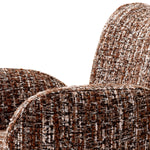 Eichholtz Merida Swivel Chair Boucle Sonata Red - Swivel Chair Boucle Sonata Red Armchairs Sterling Home 6