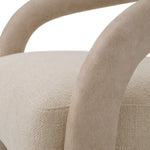 Eichholtz Voletta Accent Chair Valente Beige Faux Leather Renato Ecru - Accent Chair Valente Beige Faux Leather Renato Ecru Armchairs Sterling Home 6