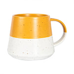 Flecked Two Tone Yellow Mug - Two Tone Flecked Belly Mustard Mug Sterling Home 3