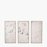 S/3 Natural and White Birds Canvases 60x120Cm - S/3 Natural and White Birds Canvases 60x120Cm Sterling Home 2