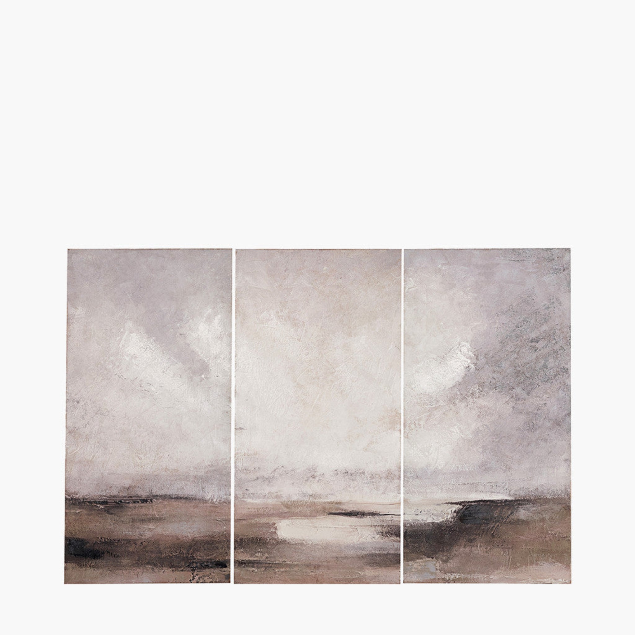 S/3 Abstract Landscape Canvases 60x120Cm - S/3 Abstract Landscape Canvases 60x120Cm Sterling Home 2