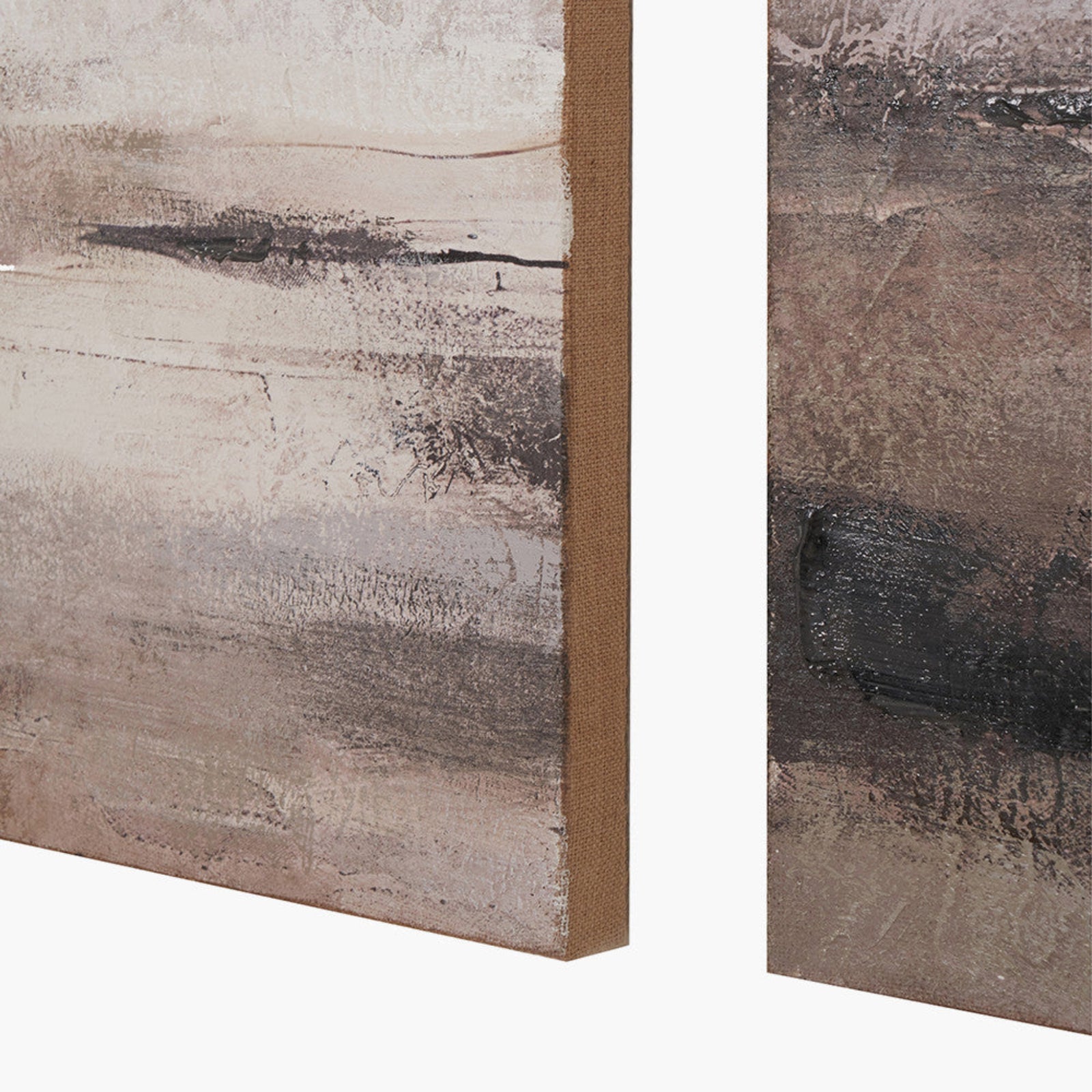 Set Of 3 Abstract Landscape Canvases - S/3 Abstract Landscape Canvases 60x120CM Sterling Home 4