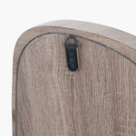 Natural Wood Teardrop Shaped Wall Mirror 33x90Cm - Natural Wood Teardrop Shaped Wall Mirror 33x90Cm Sterling Home 4