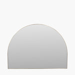 Brushed Gold Wide Arch Wall Mirror 120x90Cm - Brushed Gold Wide Arch Wall Mirror 120x90Cm Sterling Home 2