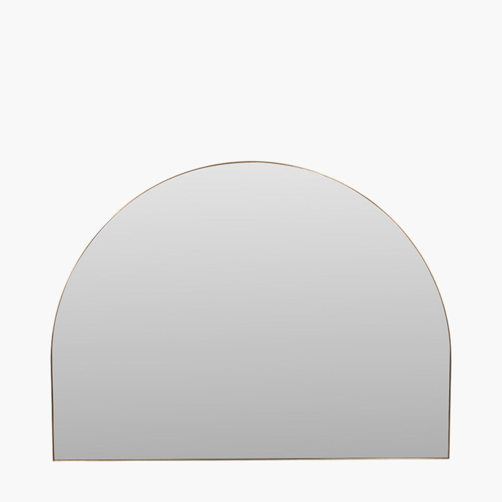 Brushed Gold Wide Arch Wall Mirror - Brushed Gold Wide Arch Wall Mirror 120x90CM Sterling Home 2