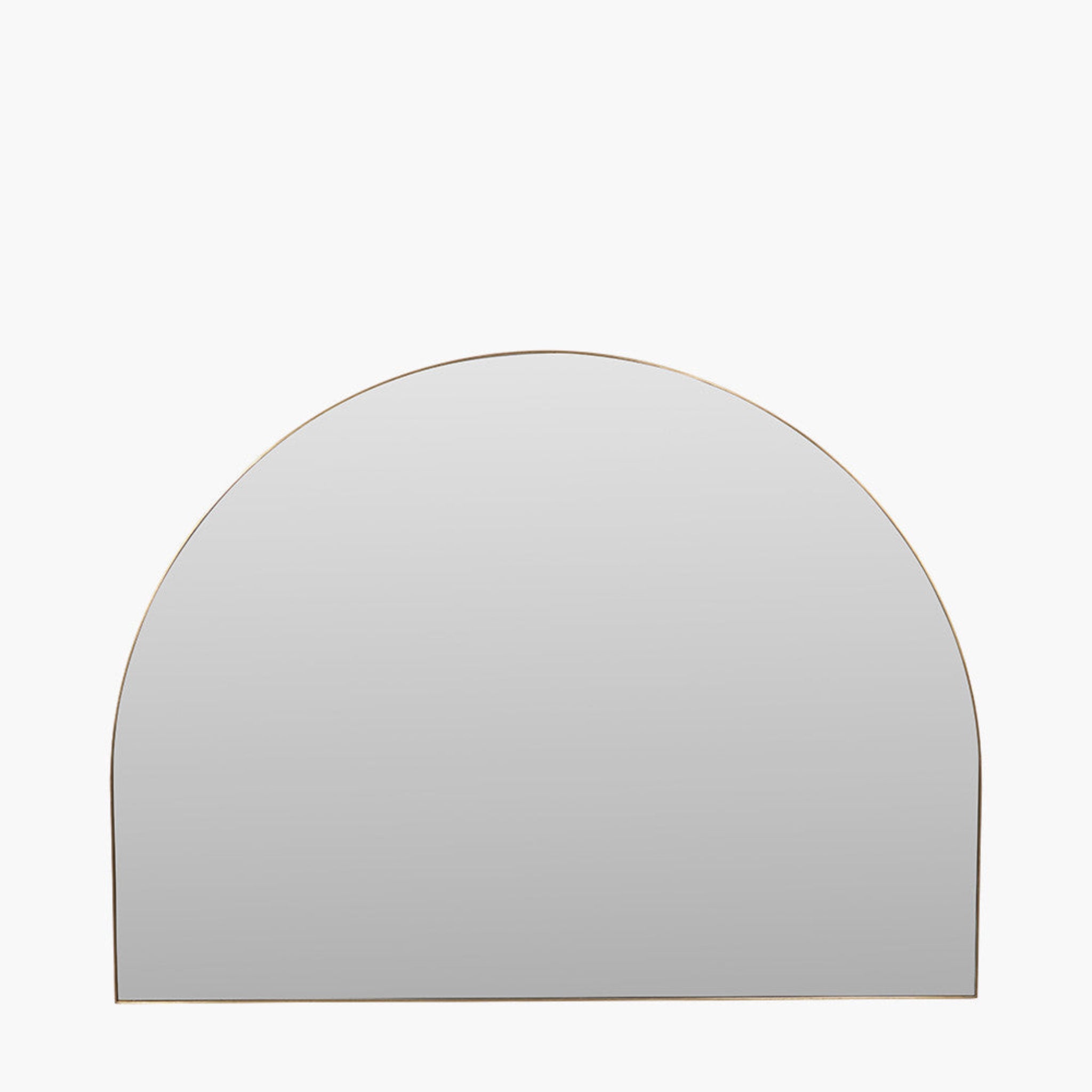 Brushed Gold Wide Arch Wall Mirror 120x90Cm - Brushed Gold Wide Arch Wall Mirror 120x90Cm Sterling Home 2