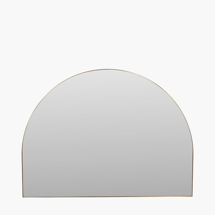 Brushed Gold Wide Arch Wall Mirror 120x90Cm - Brushed Gold Wide Arch Wall Mirror 120x90Cm Sterling Home 2