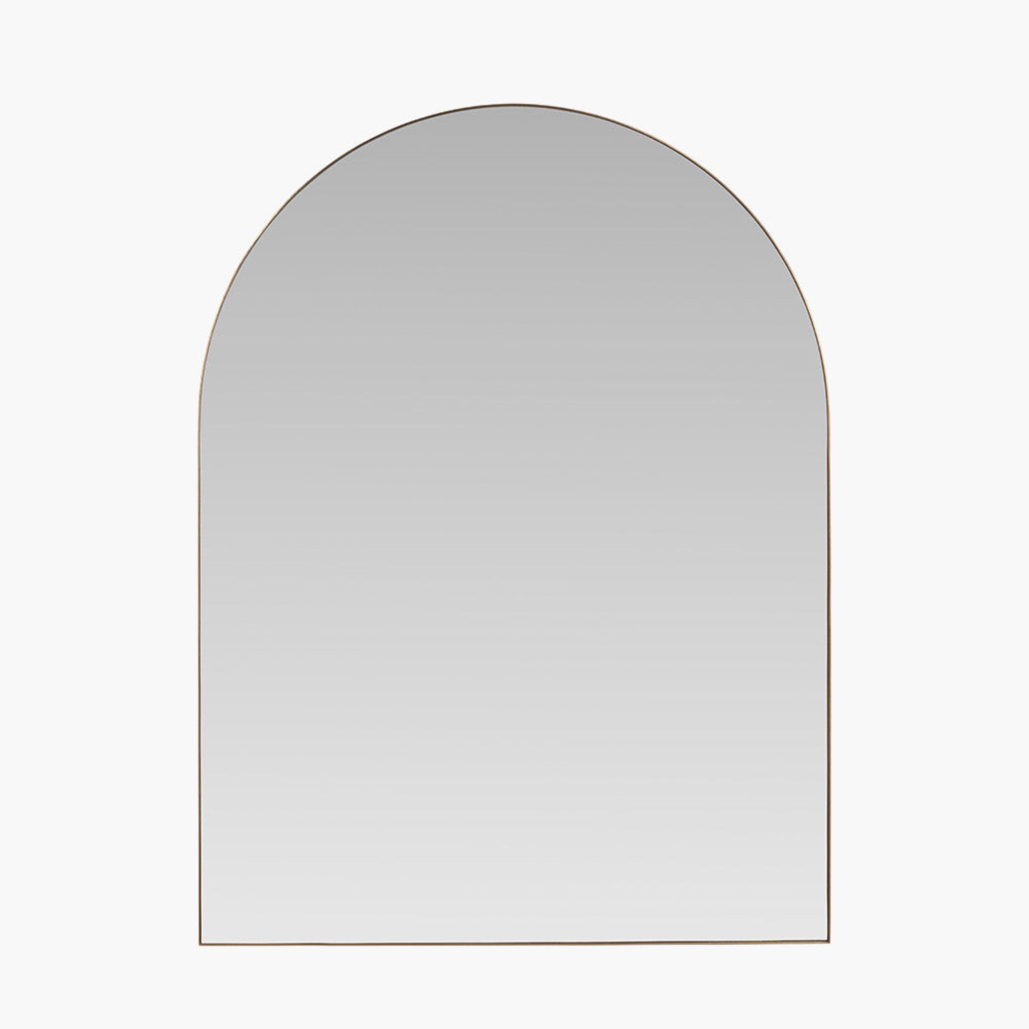 Brushed Gold Tall Arch Wall Mirror 90x120Cm - Brushed Gold Tall Arch Wall Mirror 90x120Cm Sterling Home 2